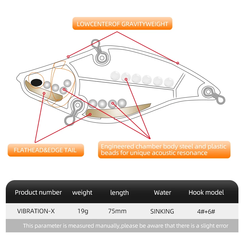 Vibration-X Full Depth VIB Fishing Lure 2