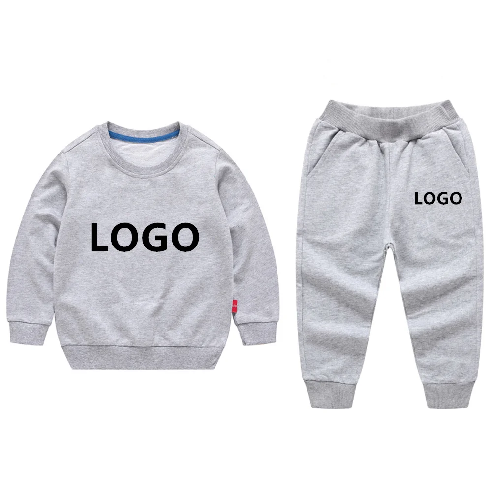 CustomMadeLogoChildrensBoysGirlsAssortedClothingTracksuitSets