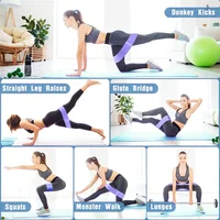 New Fabric Fitness Resistance Bands Booty Bands Elastic Bands Yoga Gym Training Workout Exercise Fitness Equipment For Sprot - Image 5