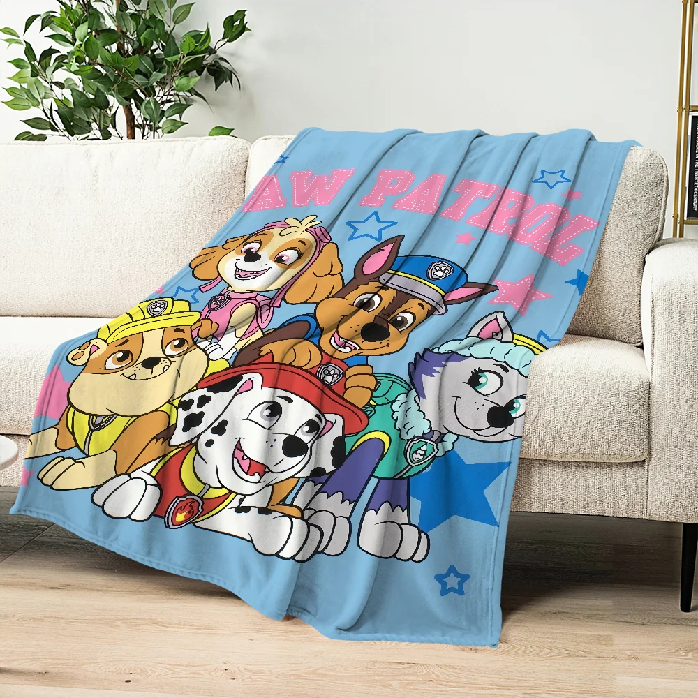 Warm Soft Plush Nap P-PAWs Blankets Sofa rug P-PatrolS for Living hot Room Office Bedroom cute Home Travel Kid Cartoon Gifts 2