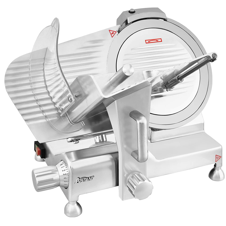 SY300L Commercial Luxury Frozen Meat Slicer Aluminum polished and