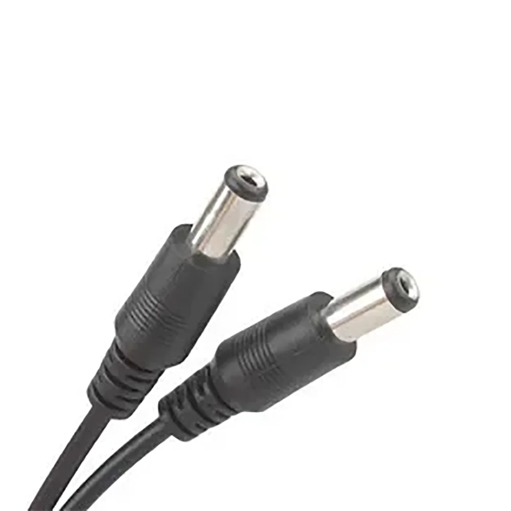 DC 1 Female to 2 Male Power Split Splitter Cable 2.1*5.5mm for CCTV Camera Security DVR Accessories LED Light Strip 5
