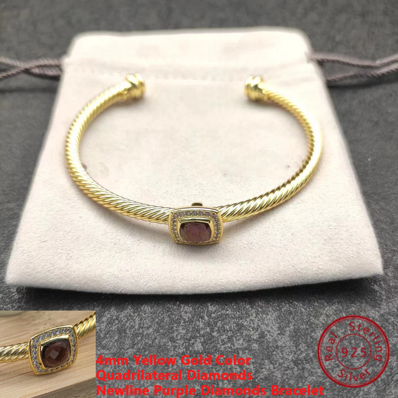 

Обновите свой наряд с помощью этого модного браслета из серебра 2024 пробы-отличный аксессуар