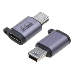 Enhanced USB Adapter - High - Speed 480Mbps Data Sync & 18W Charging (Micro to Mini USB)