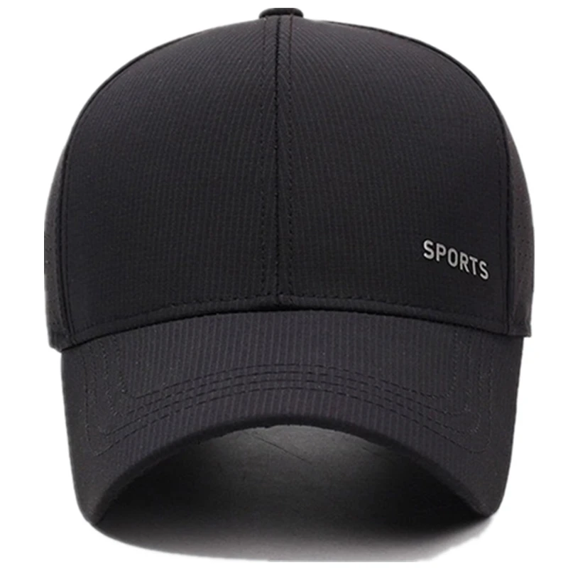 Hot Sale Men's Solid Color Sports Mesh Dad Hat Outdoor Sunscreen Fishing Cap Breathable Leisure Baseball Cap For Dad