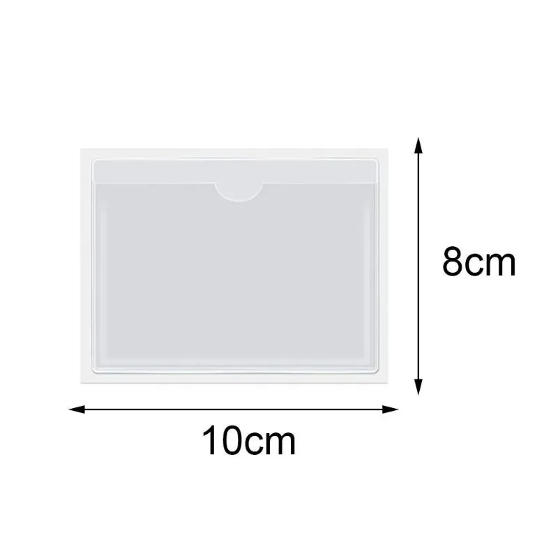 Transparent Adhesive Parking Pass Card Holder