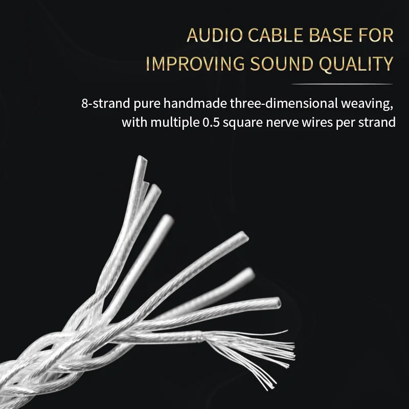 Cabo de Interconexão de Áudio y 7n Hifi Occ Prata Chapeado Cabo Rca Hi-end 8-strands 2rca para 2rca Par - Image 4