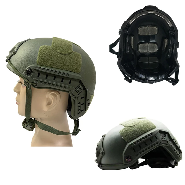 Casco táctico a prueba de IIIA FAST Class II, color militar, MICH _ - AliExpress Mobile