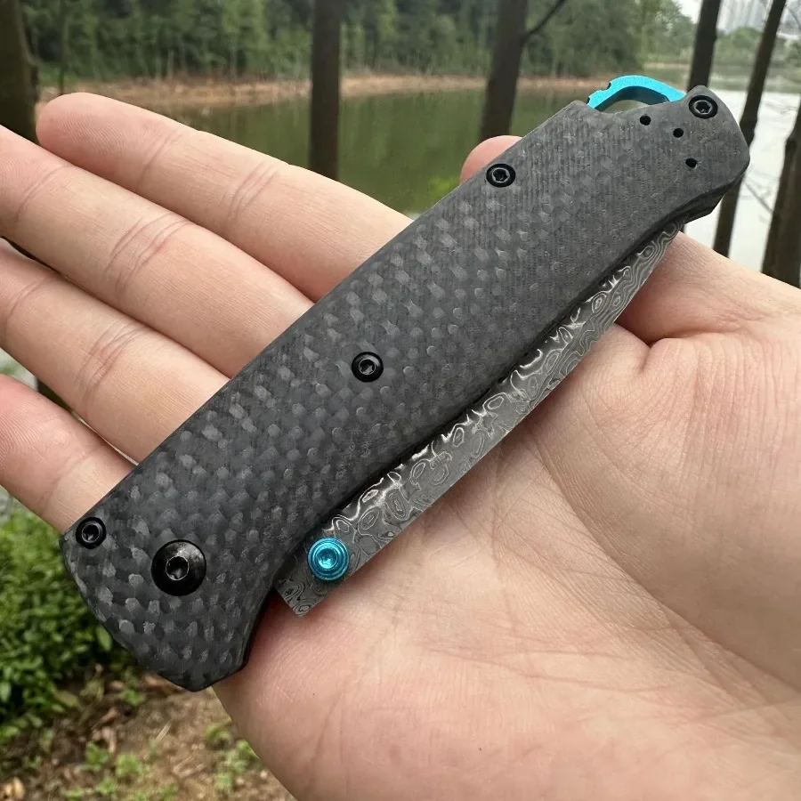 Carbon Fiber Folding Knife Steel Blade 3