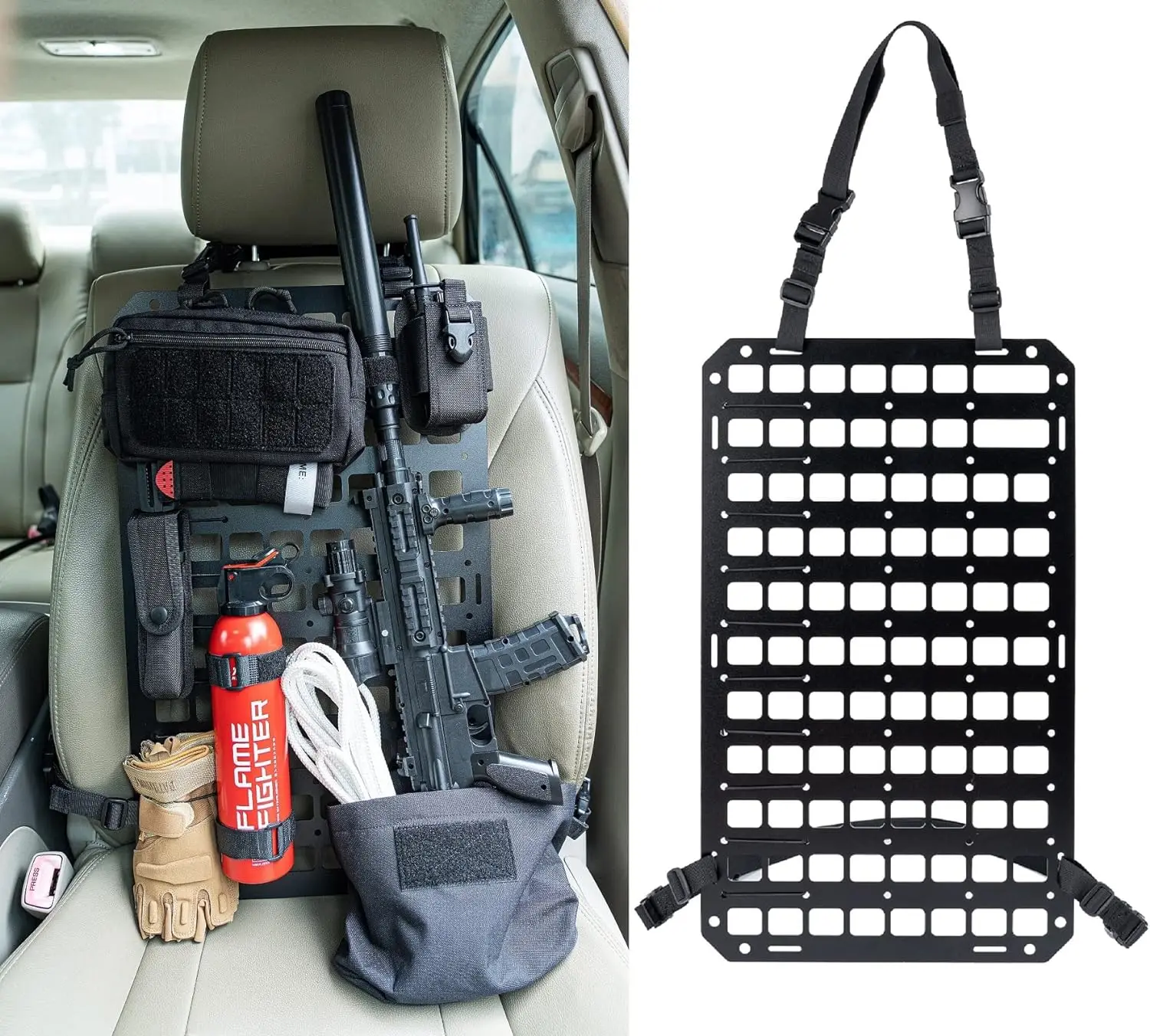 Tactical Seat Organiser Molle Car Seat Tactical Car Seat Organizer