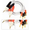 High Performance LCR Meter Test Cable Terminal Kelvin Clip Wires Gold Plated Clamp Safe Material 33 5inch/850mm Length 1