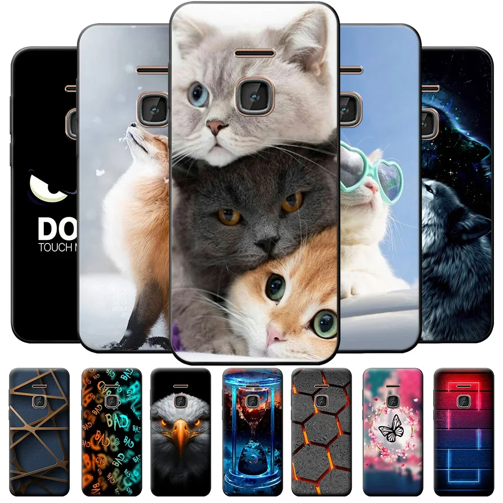 Patterned Silicone Soft TPU Back Cover - Stylish Protective Case