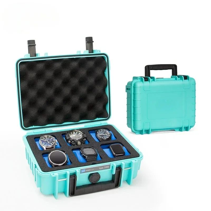 6 Slots Waterproof Moisture-proof Boxes Special Storage of Valuable Watches Organizer Men Storage Watch Case Customizable Logo