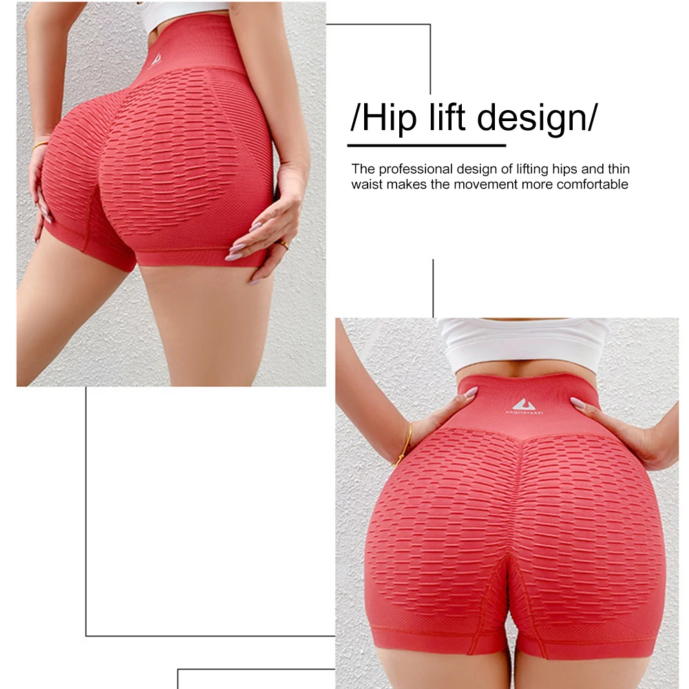 Yoga Shorts for Women Butt Lifting Running Shorts Tummy Control Exercise Fitness Shorts for Gym Running Workout Athletic