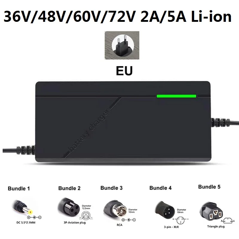 Chargeur De Batterie Li-Ion 54.6V 2A Pour Vélo électrique, Scooter - Multi-prise - UURRPP