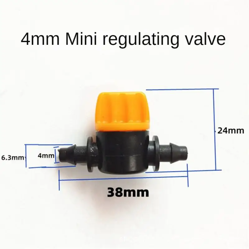 

Barbed Mini Valve Shut Off Coupling Connectors for 4/7mm Hose Garden Water Irrigation Pipe Adaptor Greenhouse