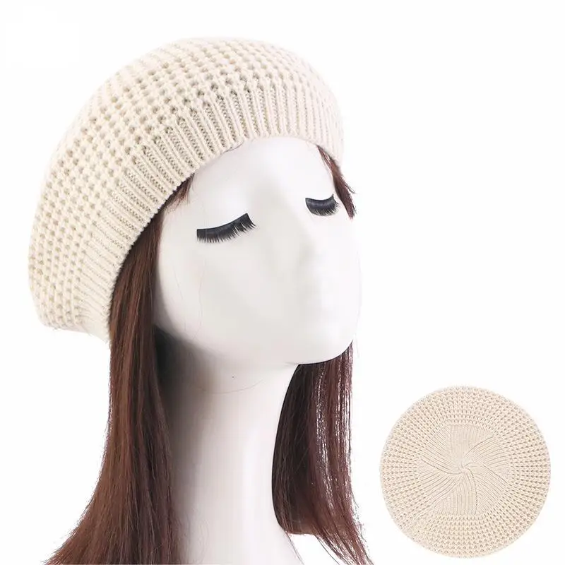 Autumn and winter knitted warm women's beret Skullies & Beanies for girl