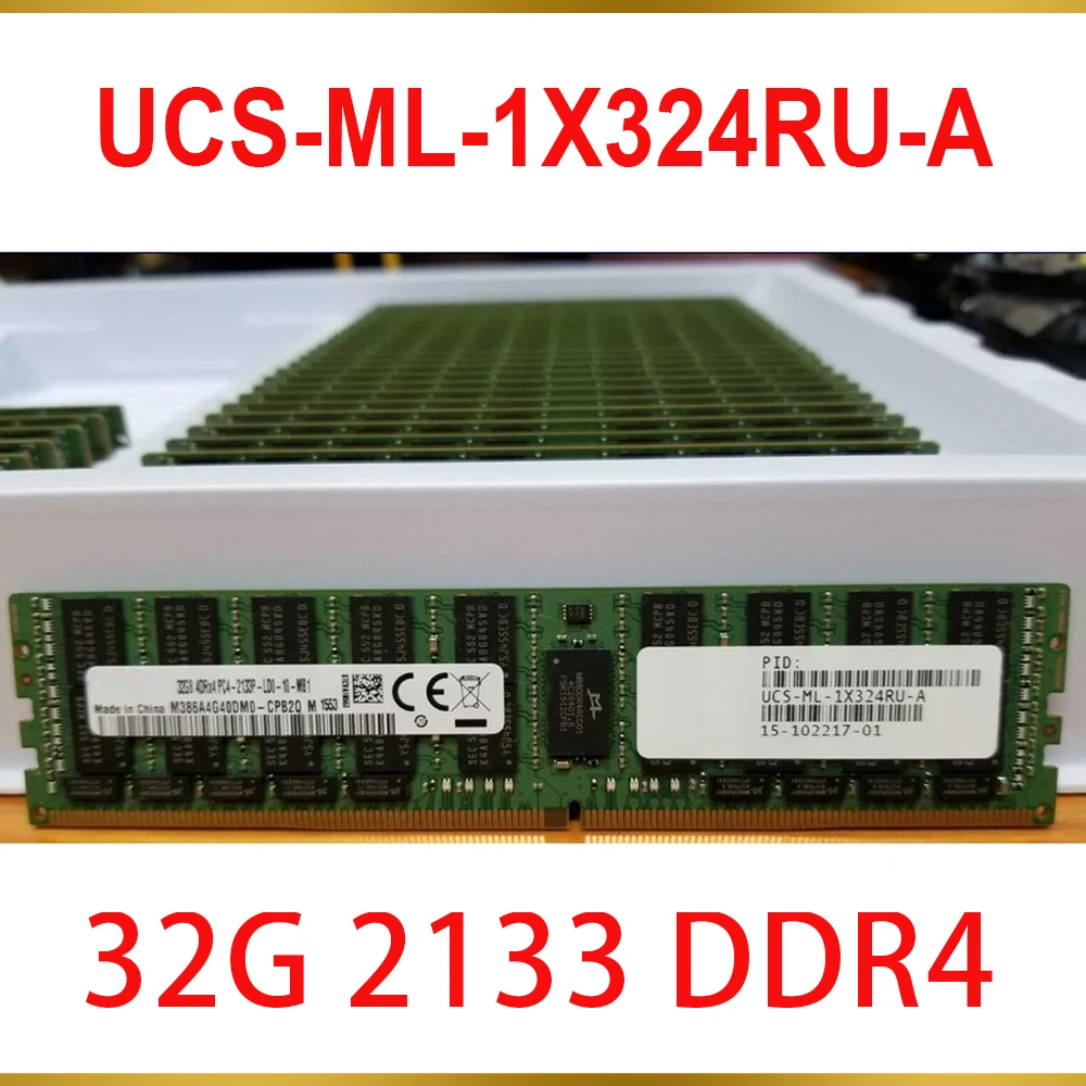 1PCS UCS ML 1X324RU A C240M4 C460M4 B200M4 B260M4 For CISCO RAM 32G 2133 DDR4