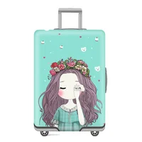 Trolley Suitcase Protective Luggage Cover 3D Cartoon Elastic Luggage Protective Cover19-32 Inch Suitcase Case Travel Accessories 2