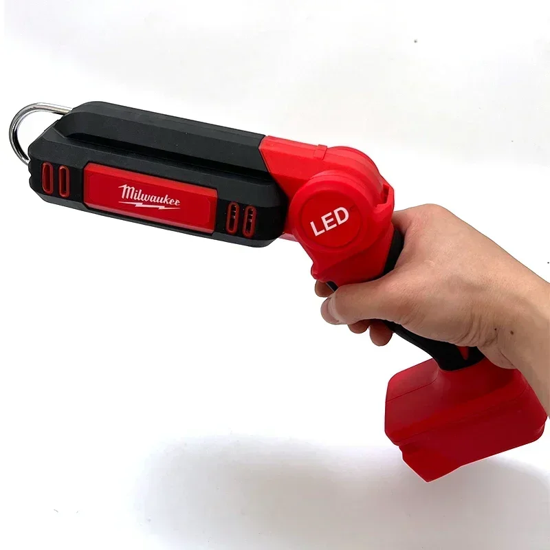 Milwaukee on Light Lithium LED Work Light Super Bright 90 DegreeClip Battery 20V M18 Flood Light Outdoor Lighting Camping 4