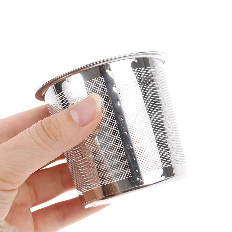 Description Picture 5 of item1Pcs Stainless Steel Tea Infuser Silver Mesh Kitchen Accessories Safe Density Reusable Tea Strainer Herb Tea Tools Accessories