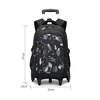 School Rolling backpack bag School Bags with wheels Student wheeled Backpacks for boys Children School Trolley Bag Waterproof 6