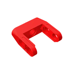 Gobricks Technical Toggle Joint with Axle and Pin Holes - Smooth Double Pin Connector (010)