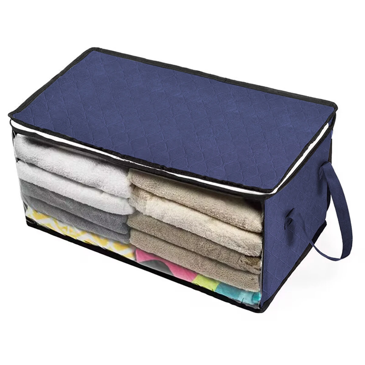 2Pcs Nonwoven Storage Box Foldable Storage Bag Outdoor Clothing Organizer Dust and Moisture Resistant 4