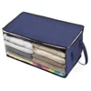 2Pcs Nonwoven Storage Box Foldable Storage Bag Outdoor Clothing Organizer Dust and Moisture Resistant 4
