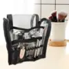 Make Up Bags Organizer Portable Clear Toiletry Bag for Office Travel Bathroom 5