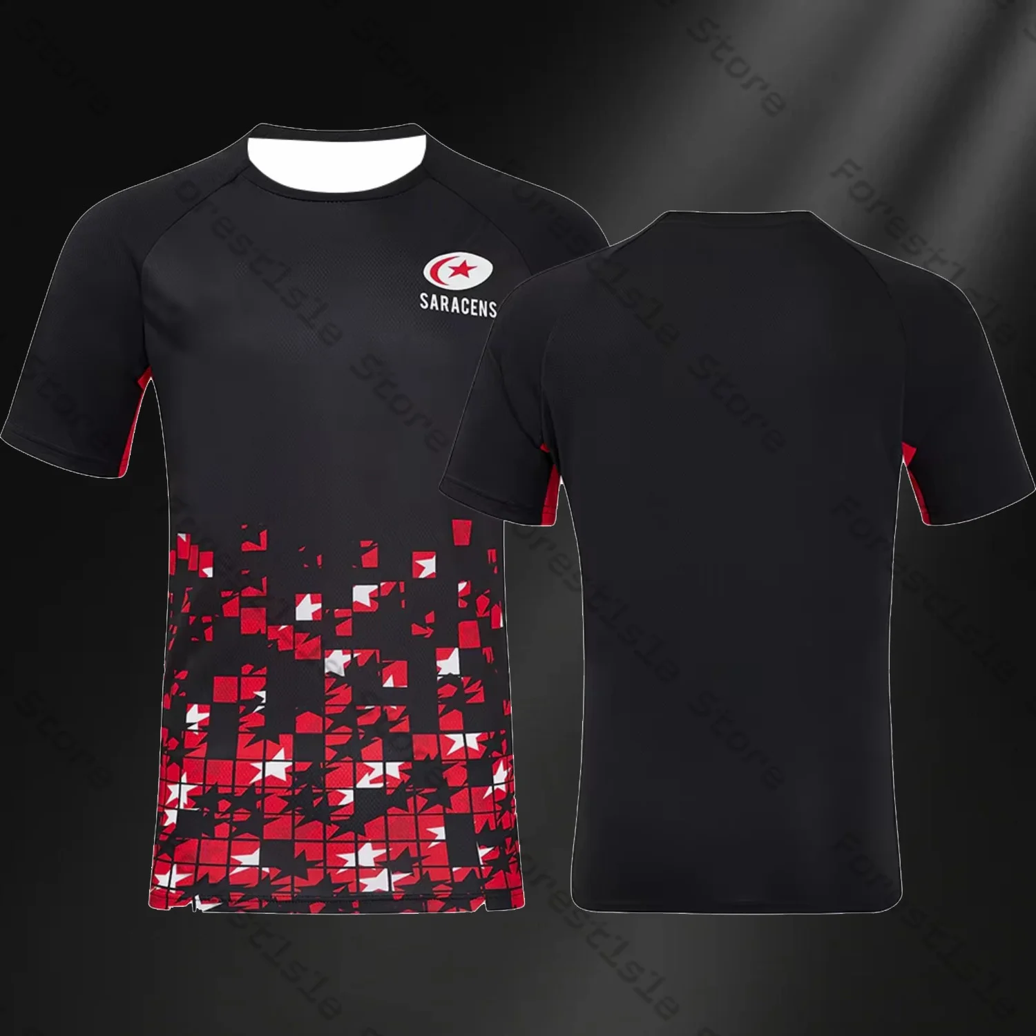 England Rugby Training Jerseys Sports Jerseys Must-Have For Fans Saracens 3d Printed Men Sports Jersey 25