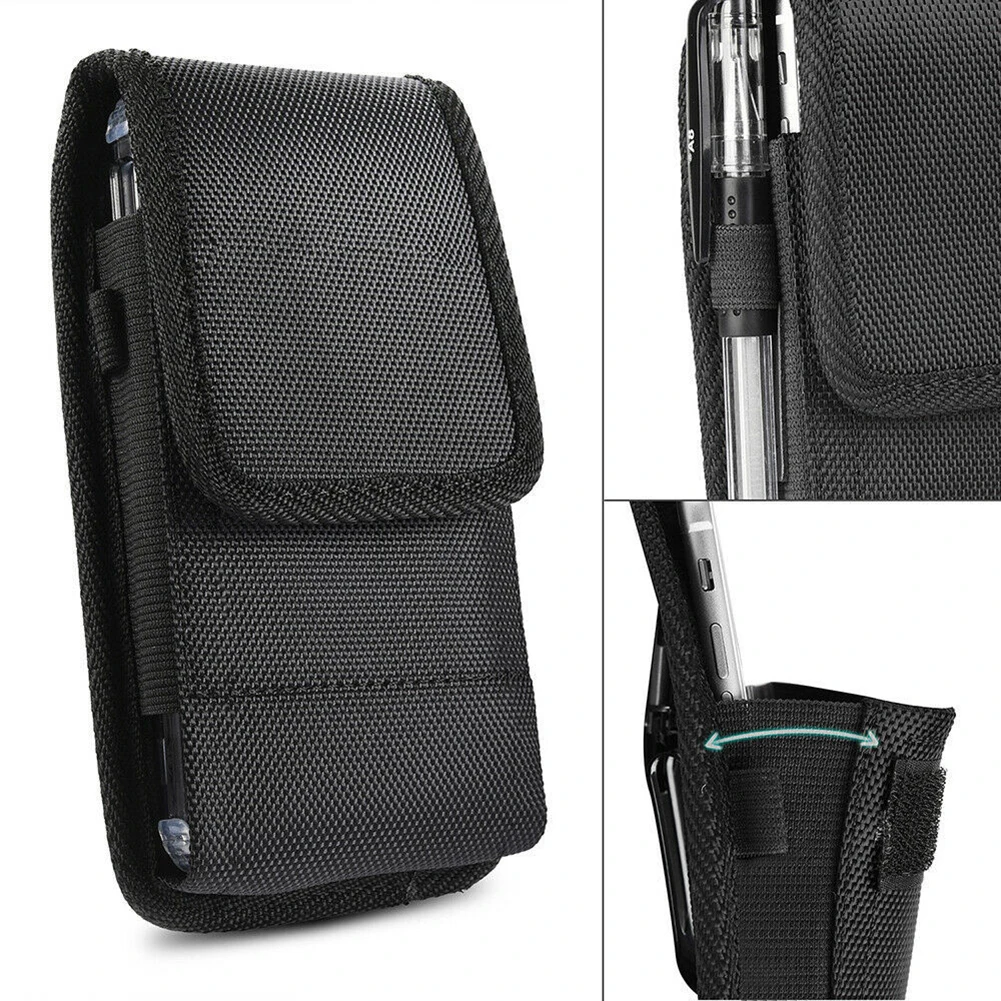 Durable Nylon Belt Clip Phone Case Waist Bag Holder