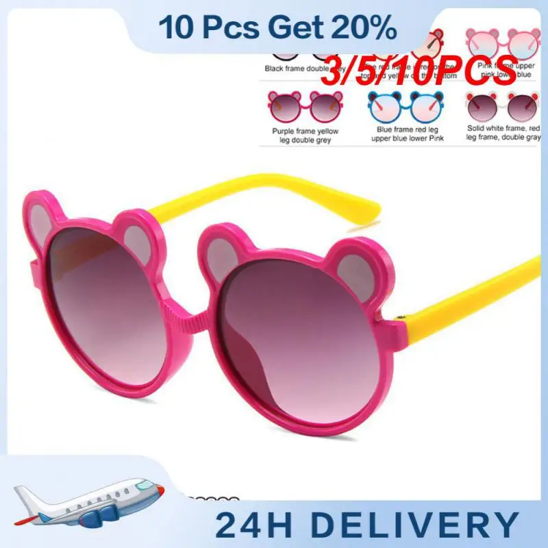 

3/5/10 шт., детские солнцезащитные очки с защитой от УФ-лучей