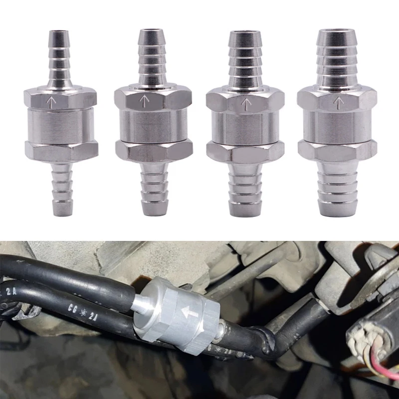 Fuel Non Return Check Valve 6/8/10/12mm Aluminium Alloy Petrol Diesel Water Fuel Line One Way for Peugeot for Renault