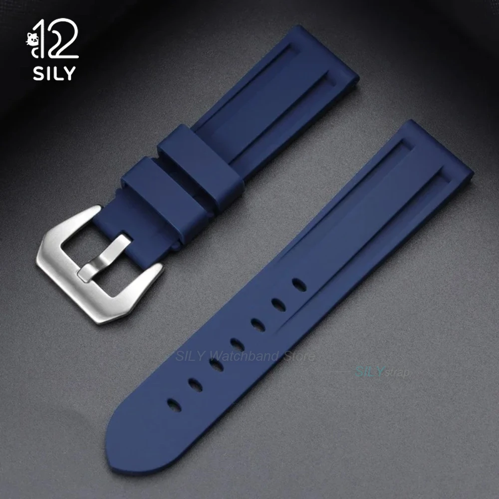Silicone Sport Watch Band - Blue, Black, Brown Bracelet Accessories Universal Wristbelt