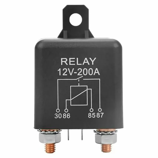 12V 200A Universal Battery Switch Relay Start 4 Pin Dual Battery Isolator Relay Current Start Car Relay - Image 4
