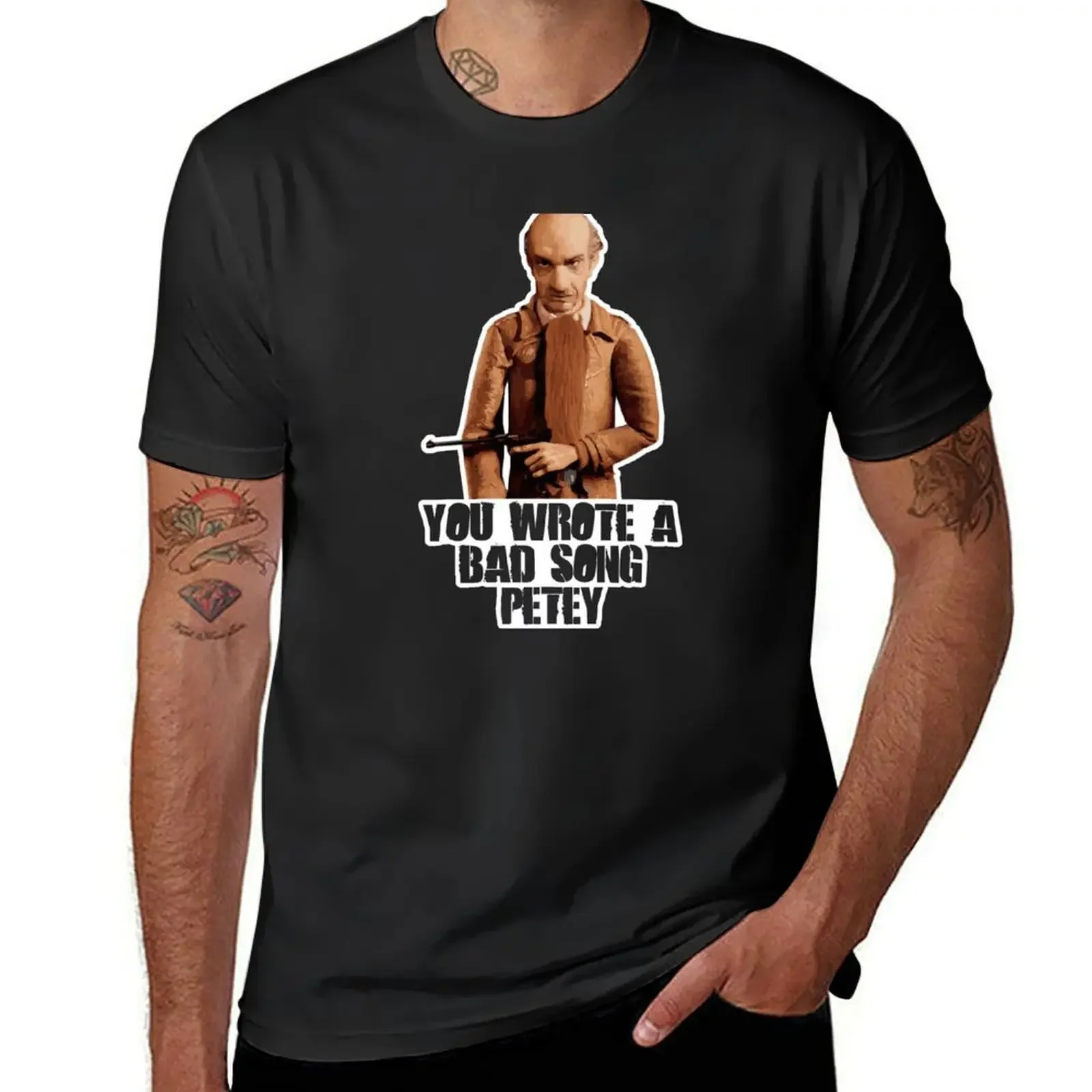 Fantastico Mr Fox - You Ha Scritto Una Cattiva Canzone Petey - Bean T-Shirt Moda Coreana Carino Top T-Shirt Da Uomo