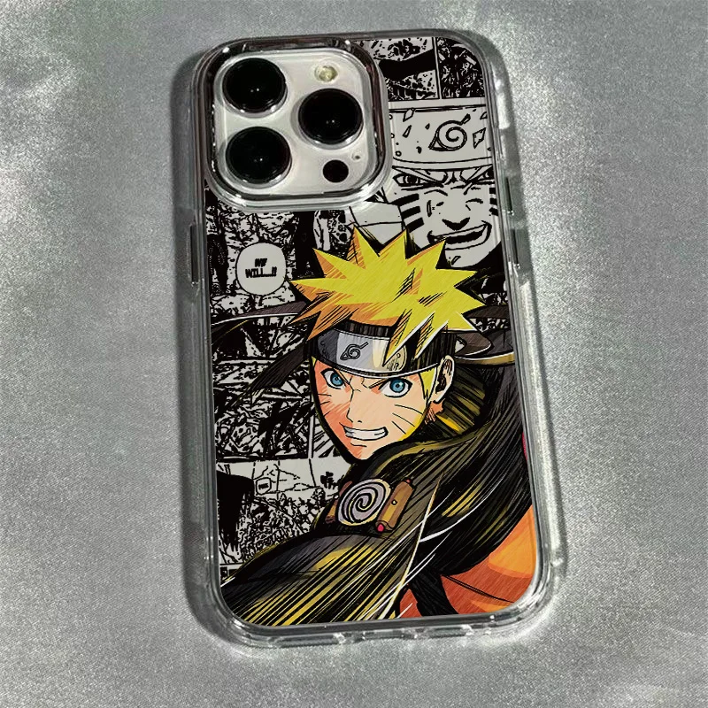 Vibrant Anime Naruto-Themed Soft Phone Case