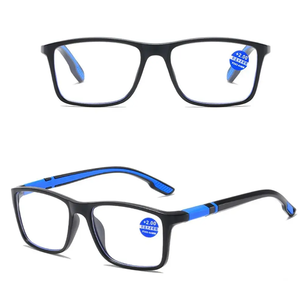 Reading Glasses Ultralight Blue Light Blocking Sports Presbyopia for Men Women Hyperopia Optical Eyewear +100~+400