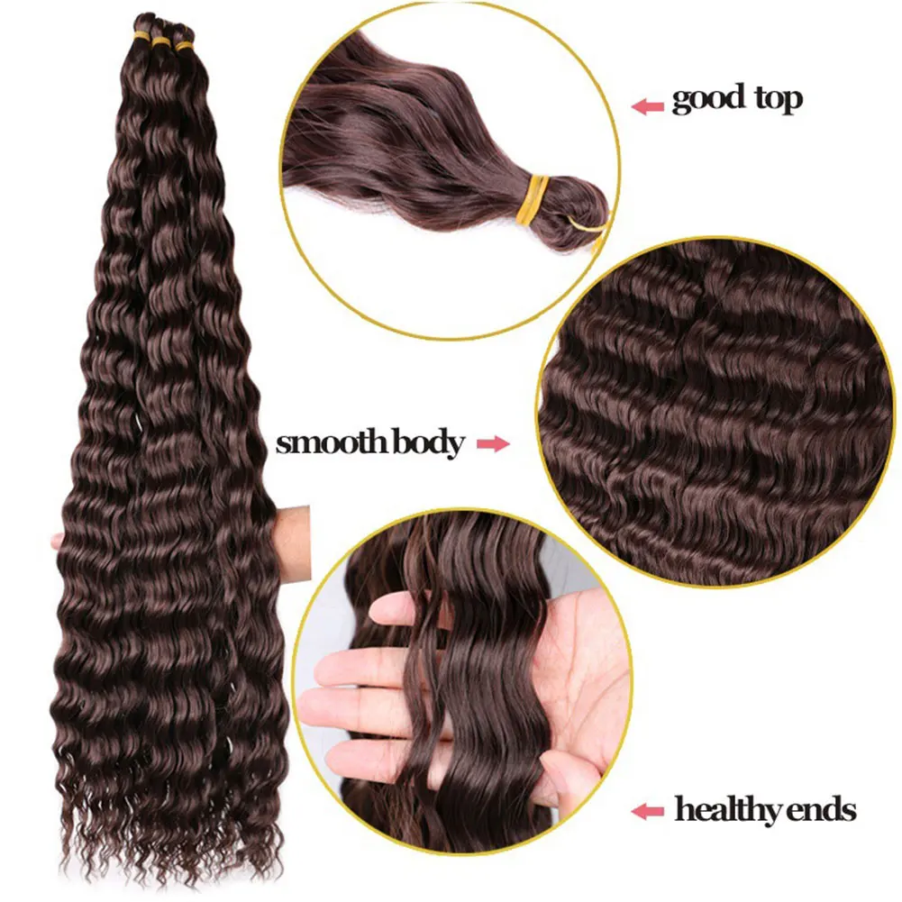 Natural Curly Hair Extensions Long Synthetic Jerry Curly Bundles Ombre Blonde For Women Heat Resistant Wave