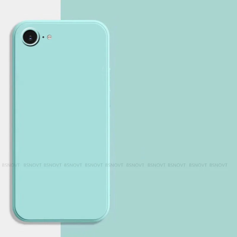 Premium Shockproof Liquid Silicone Phone Case - Soft Protective Back Armor Cover