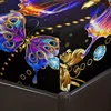 Fashion Luxury Fitted Sheet Set Soft Comfortable Breathable Color Butterfly Print Bedding Set For Bedroom Guest Room 4