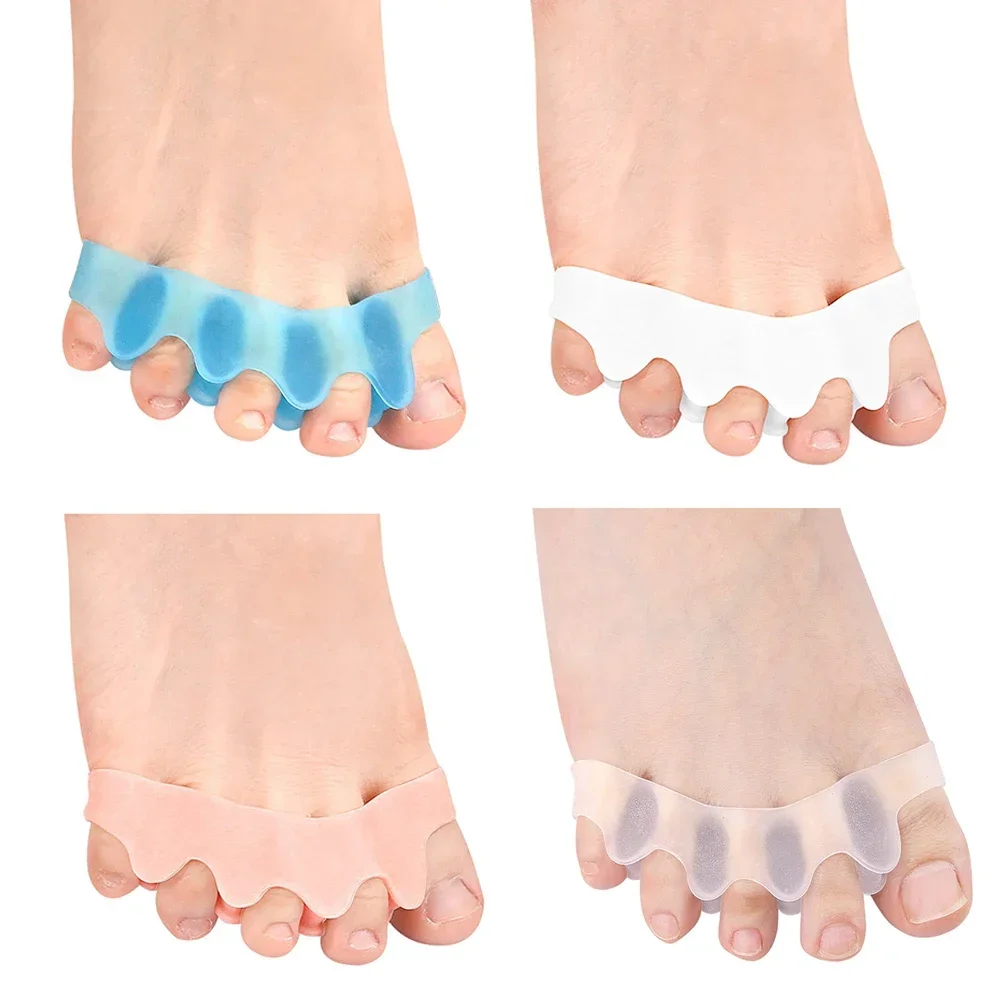 Lot de 2 séparateurs d'oignons en silicone souple, outil de soin des pieds_voghion.com