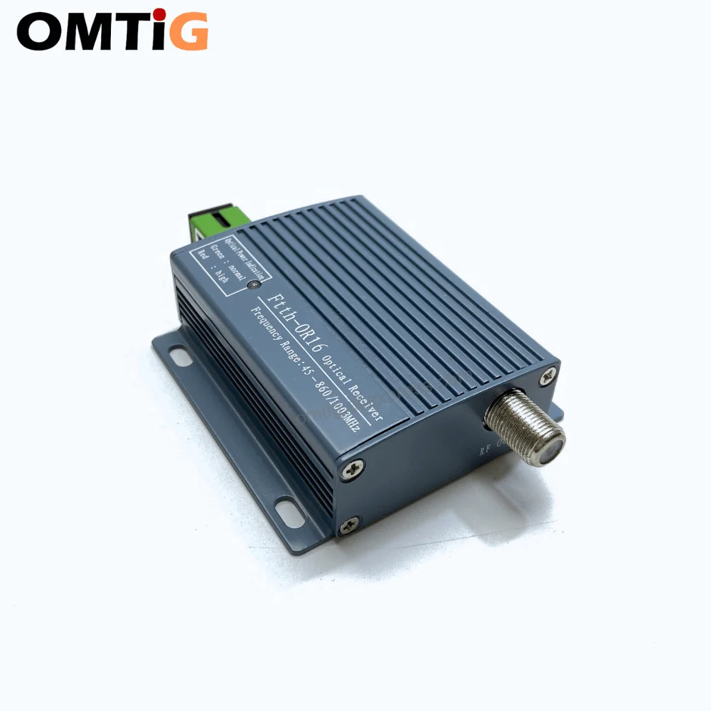 FTTH CATV Optical Receiver Fiber WDM Converter SC APC Duplex Connector Mini Mode with 1 Output RF Inch