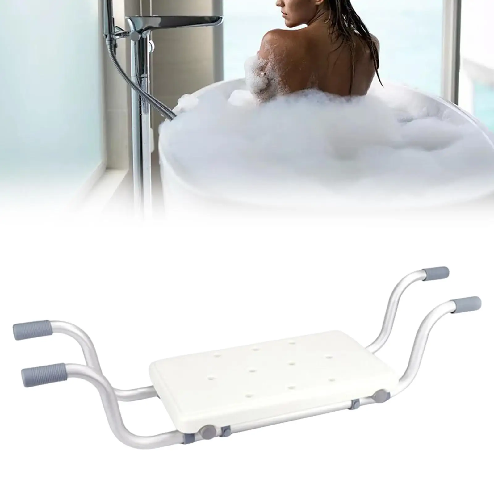 Bath, Lightweight up to 130kg Weight Shower for Seniors Sturdy and Comfortable