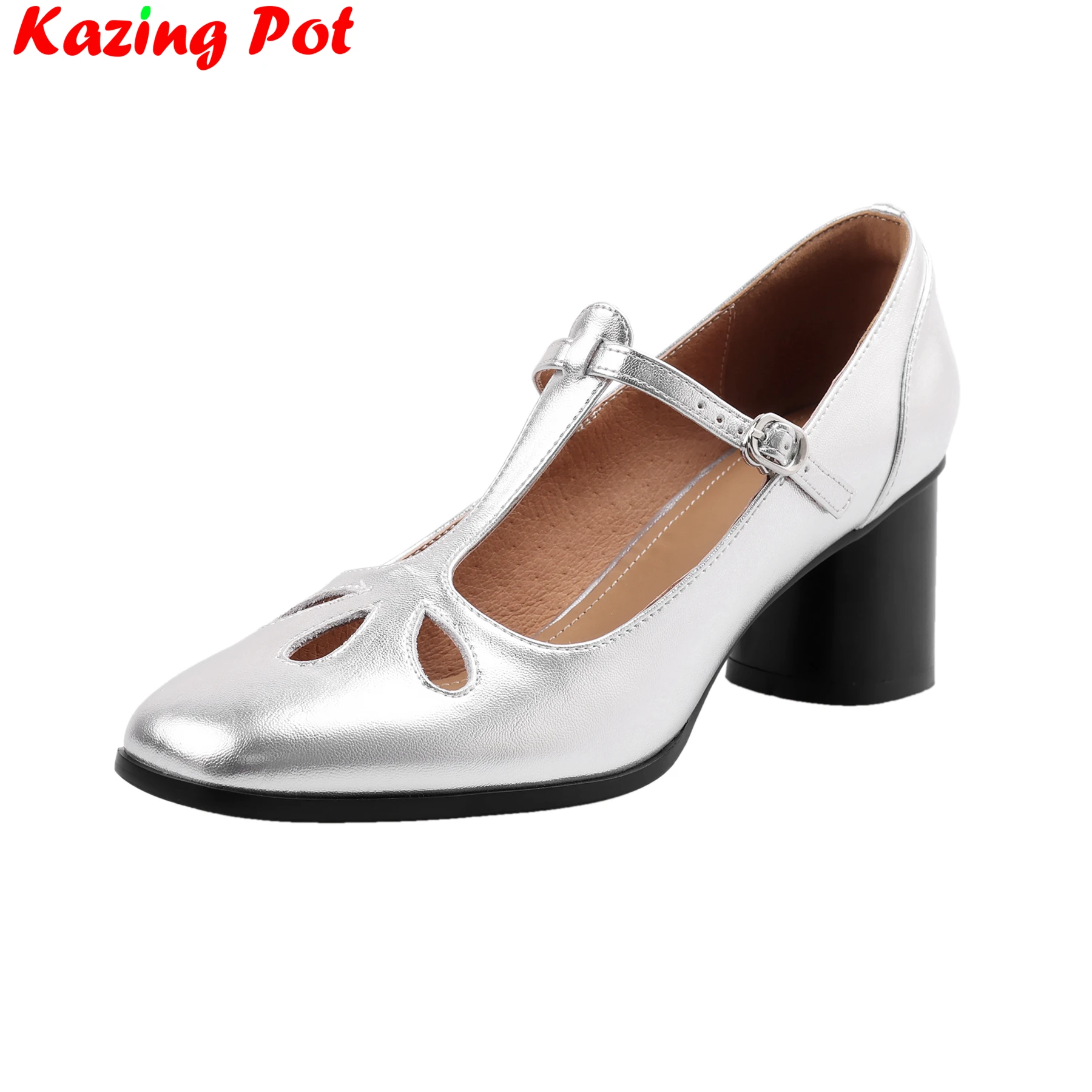 

Женские туфли-лодочки из натуральной кожи, на квадратном каблуке