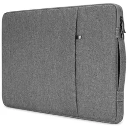 Universal Shockproof Laptop Sleeve Case - Protective Cover for Travel (Fits 11 - 15.6 Notebooks) (Dark Grey)