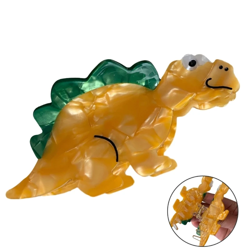 

Fun Hair Grip with Cartoon Print Hair Claw Clip Acrylic Hairpin Styling Tool Perfect for Pet Parties and Daily Wear