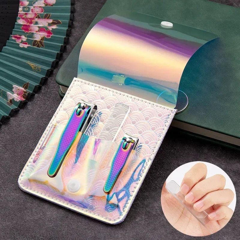 Mermaid Nail Clipper Stainless Steel Fingernails and Toenails Cutter Christmas Birthday for Girls Women Kids Manicure Tool