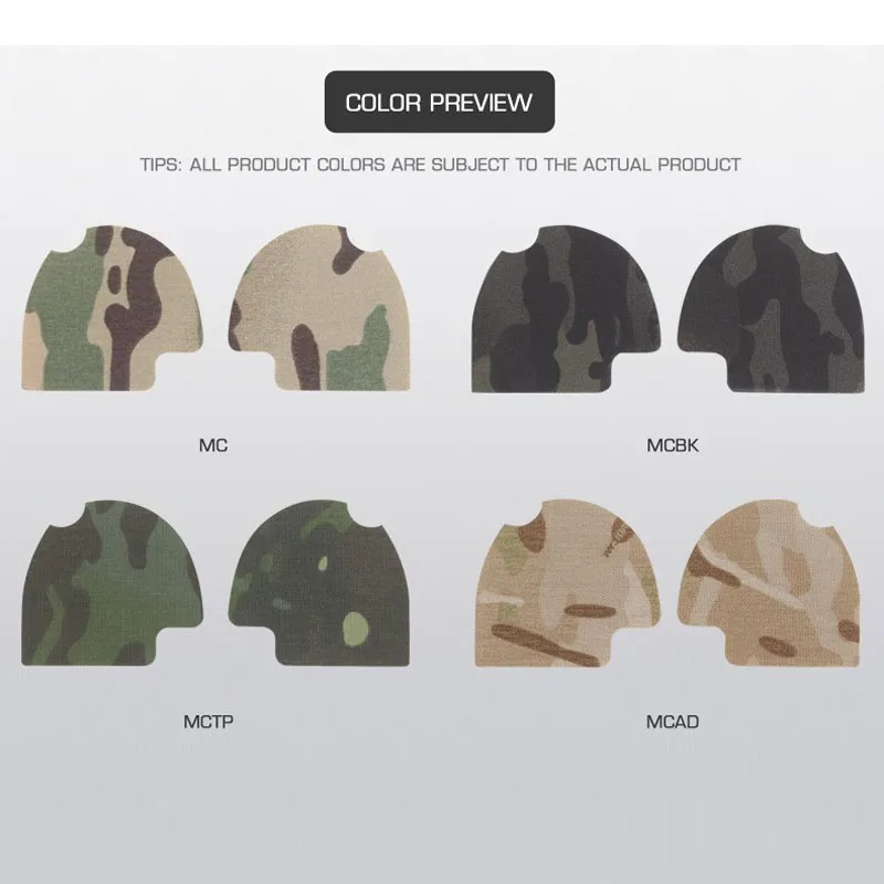 Tactical Headset Sticker Camo Cable Storage 2 in 1 Magic Patch Airsoft Headset Hunting Shooting Noise Canceling Headphone